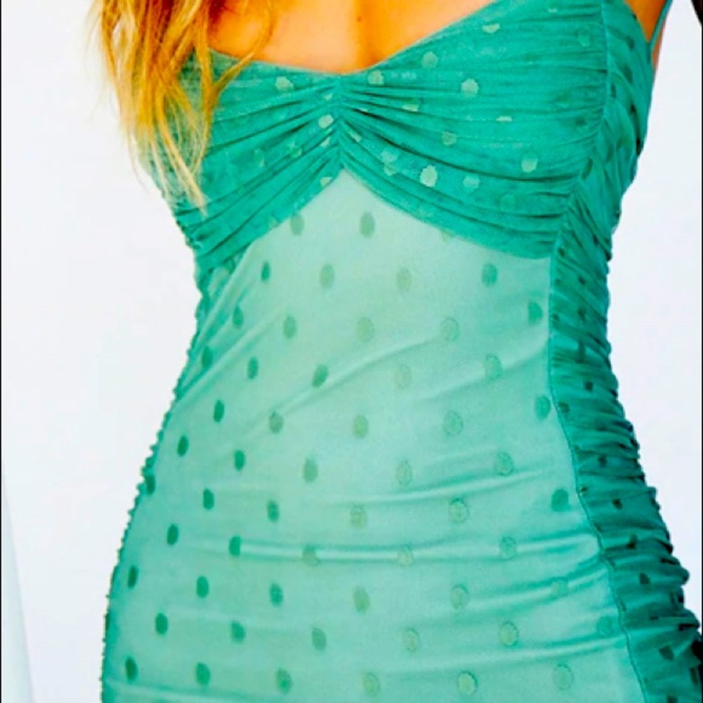 Sage+Paige “Fawn Mini Dress” Green size Small